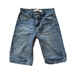 Levis 505 Blue Jean Shorts Size 10 Regular 100% Cotton VTG 90s